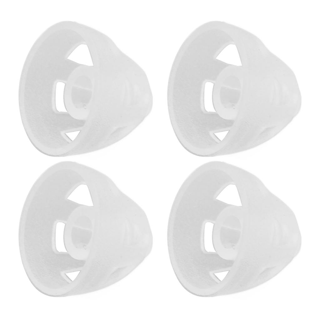 10pcs Ear Hearing Amplifier Domes Transparent Piece Open Domes Soft Silicone Replacement Domes