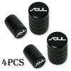 4pcs Car Wheel Tire Valve Caps Tyre Stem Covers Airdust Waterproof For KIA Soul Car Accessories MA5