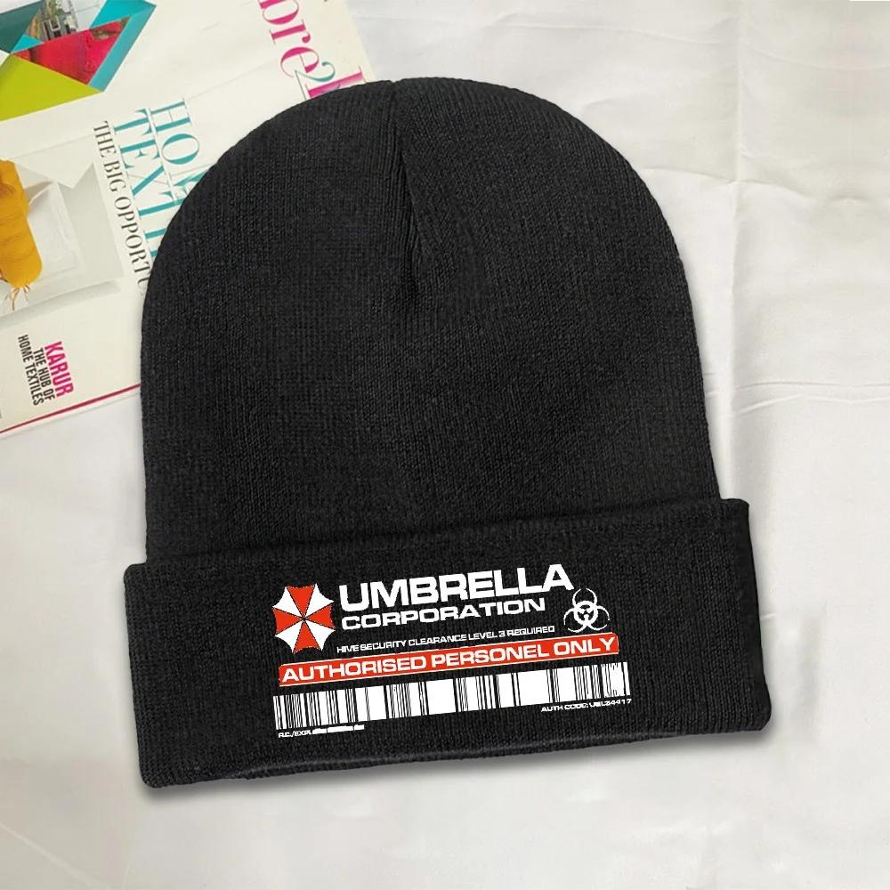 1pc Umbrella Resident Evils 4 Game Beanie For Unisex Women Warm Knitted Caps