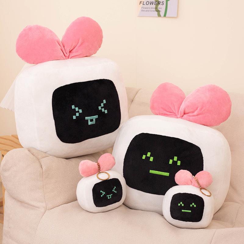 Light Meets The Son of Light Pillow Cute Iron Head Plush Toy Peripheral Game Doll Girl Pendant Keychain Gift