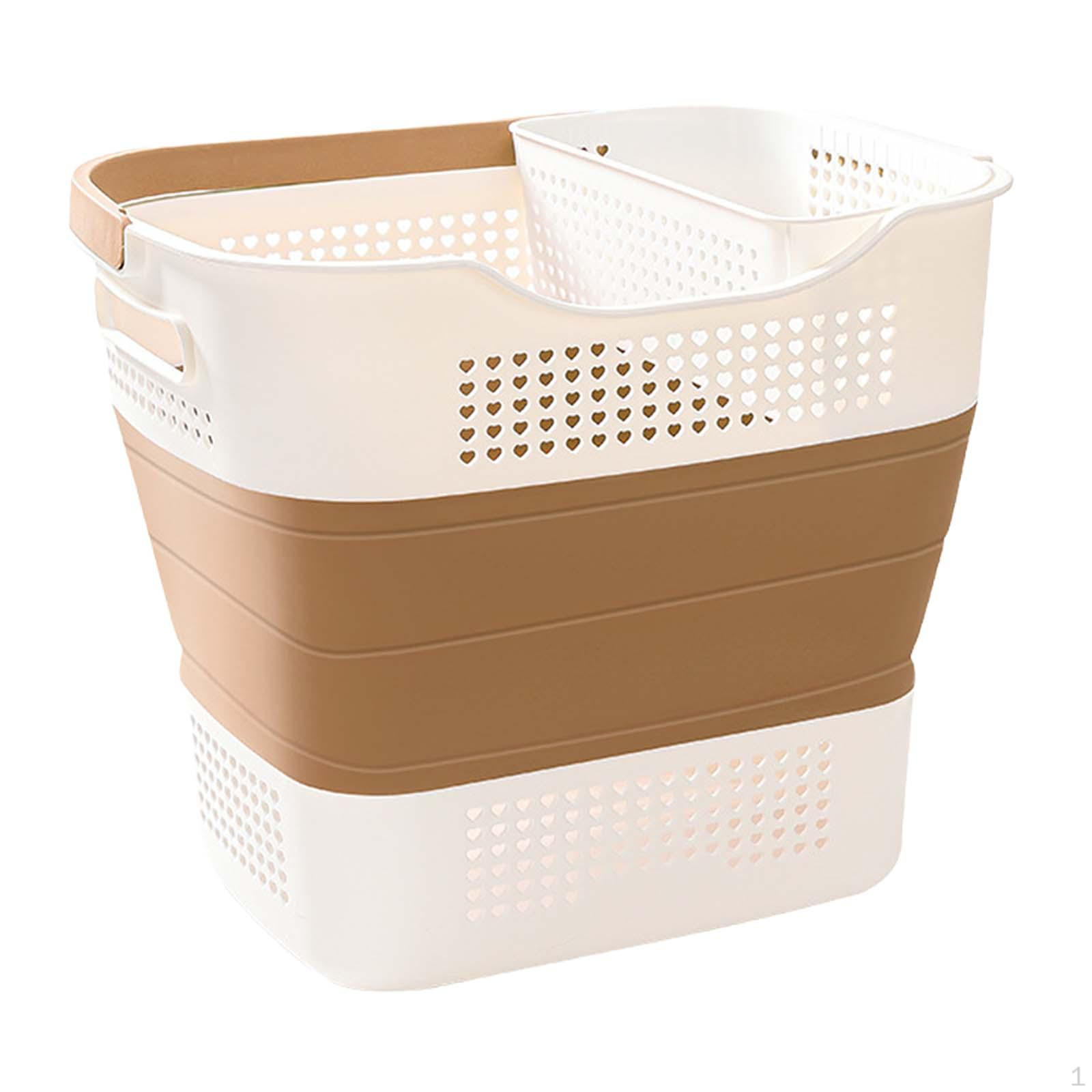 

Складная корзина для белья, экономящая место для белья, универсальная, с ручками, 30 л