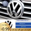 JQTYB1 For VW Volkswagen Jetta MK5 Golf Car Emblem Stickers Suitable for VW Volkswagen CC 2013-2018 Front And Rear Car Emblem Stickers