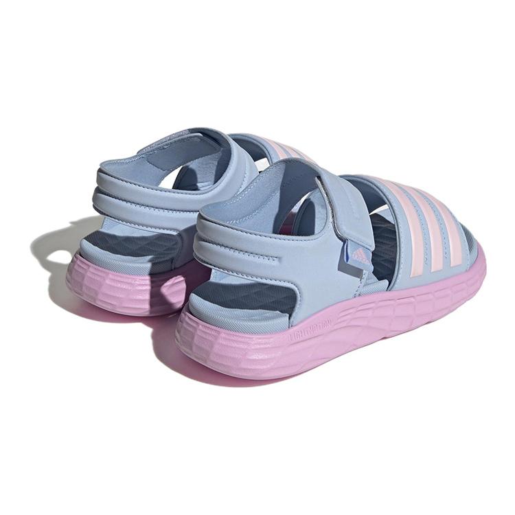 New Adidas Duramo Sandals Slides Anti Slip Wear Resistant Children's Sandals Blue Pink Kids' HP5834