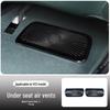 Scratch-Resistant Stainless Steel Dust Cover for Xiaomi YU7 Under-Seat Air Vents.