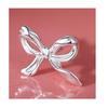 Bowknot Stud Earrings for Women Fashion Jewelry Mini Ear Studs Silver Color Stud
