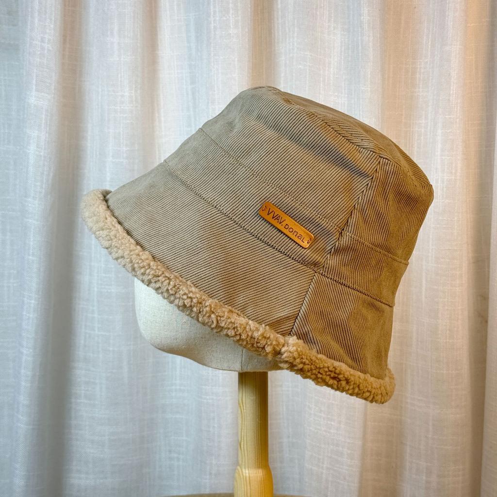 Lamb Wool Double-sided Bucket Hat Women's Autumn and Winter Basin Hat Thickened Warm Windproof Cold Bucket Hat