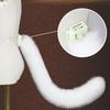 Lovely Plush Tail Cats Tail for Halloween Carnival Birthday Party Remote Control Wagging Tail Anime Cosplay Accessories