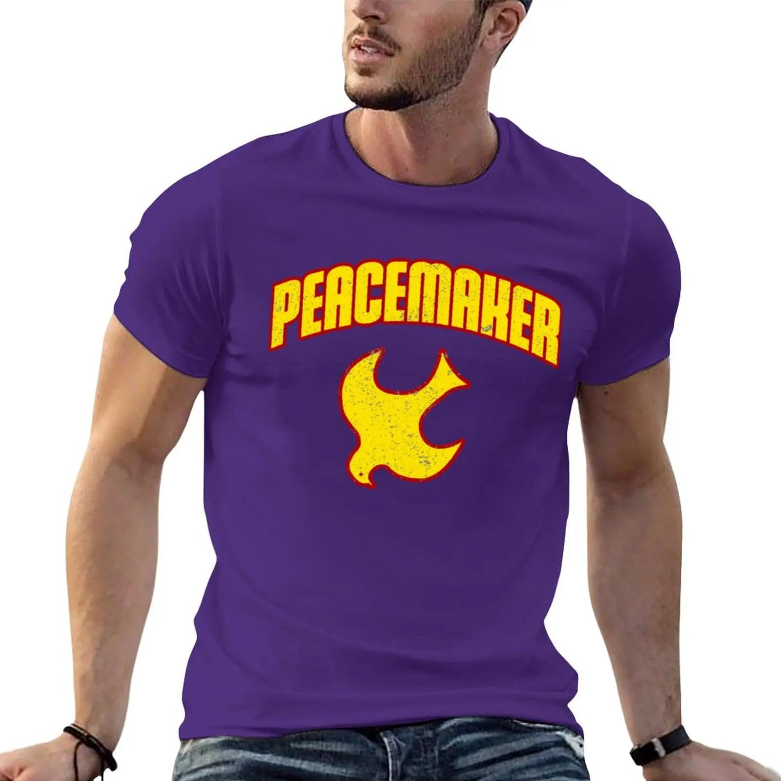 

Peacemaker T-Shirt cotton graphic tees street wear rapper graphic tees mens t shirt XL