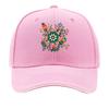 Woodland Floral Folk Heart Bloom Sandwich Baseball Cap Sun Cap Outdoor Workouts Hat