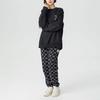 New MLB Old Flower Knitted Sweatpants Unisex Black 3APTM0114-50BKS