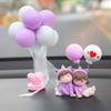 Interior Decoration  Car Accessories Cute Center Console Decorations Female Couple Accessories Office Furniture Decorations