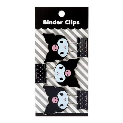 Sanrio Kuromi Face Type Double Clip (SANRIO)