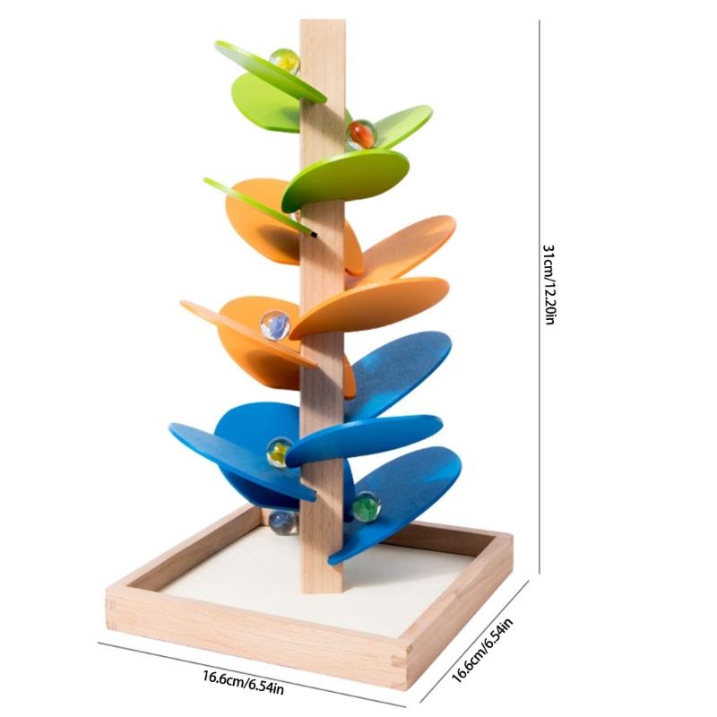 Multifunctional Wooden Ball Drop Toy Rainbow Music Tree For Kids Educational Activity For Boys And Girls