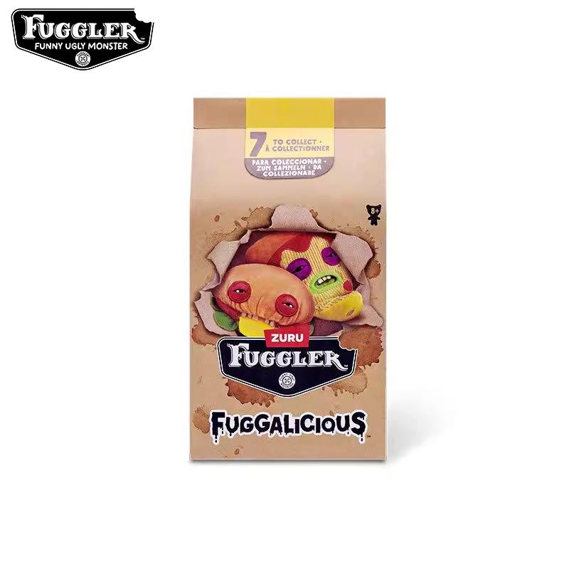 Original Fuggalicious Blind Bag Plüschtiere Fuggler Zähne Monster Kuscheltiere Zufällige Blindboxen Eiscreme Plüschtier Spielzeug Geschenke beige