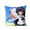GGIRLS Und PANZER Pillow Case For Car Sofa Decorative Home Doublesided Print Plush Square Throw Pillow Cushion Cover