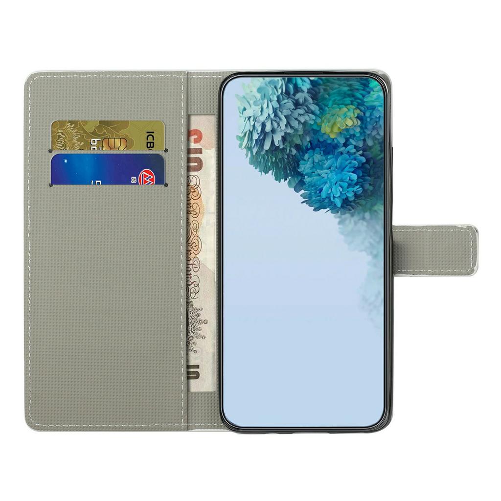 Pro Motorola Moto G86 5G/G86 Power 5G Pouzdro Vzorový Potisk PU Kůže Peněženka Kryt na Telefon