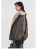 2026 Women's Winter Mountain Eagle Cotton Parka - Bud-shaped, Plus Velvet, Thick Korean Style Jacket