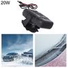 20W Solar Powered Winter Electric Heater Drying and Heating 12V 2A Car Heater Defroster Windshield Defogger Window Defroster