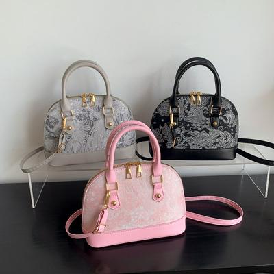 Women'S Bag Shell Bag Stylish And Simple Shoulder Bag Creative Pattern Messenger Bag Handbag