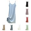 Camisola Feminina Casual Solta Com Camisola E Vestido Curto Colorido Por Baixo