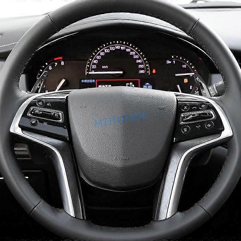 For Cadillac XTS 2013-2019 Interior Steering Wheel Paddle Shifter Extension Gear Shift Extend Accessories Black