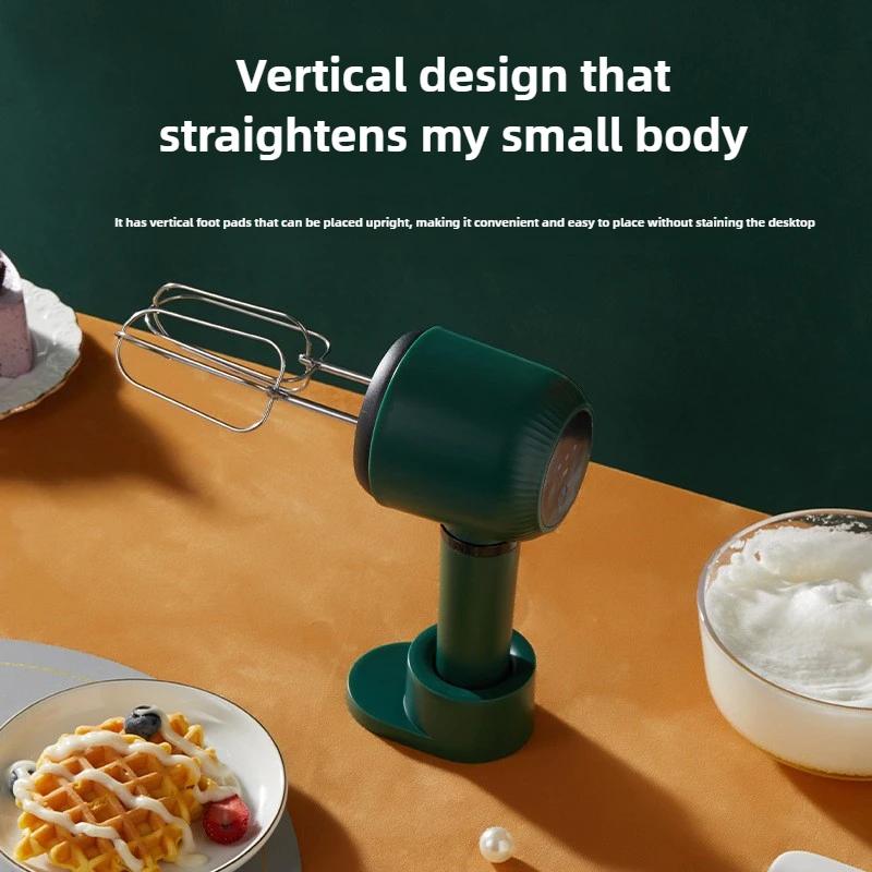 Wireless Handheld Stainless Steel Electric Egg Beater Household Small Automatic Cream Beater Egg Beater Special for Baking