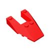 10 peças MOC Brick Parts 6153b Cunha Inclinada 6 x 4 Recorte com Entalhes de Pino Bloco de Construção Compatível Partícula DIY Brinquedo de Cérebro Infantil