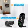 Large Display Digital Wall Clock Date Display Week Display LED Alarm Clock Temperature Display 12/24H Format