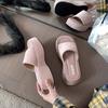 Fashion Women Platform Slippers Fashion Wedge Heeled Sandals Luxury Suede Casual Slides Summer New Beach Shoes for Women Sandalias Mujer