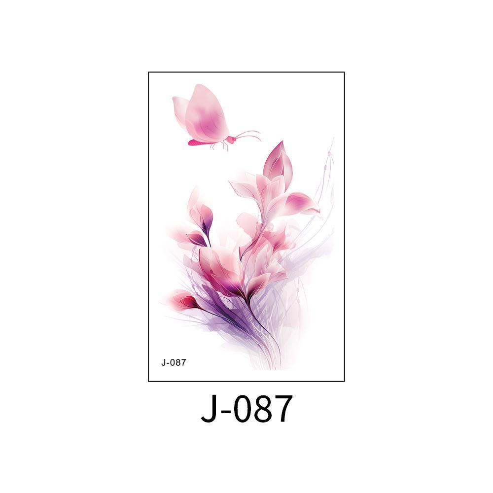 Aquarell Blumen Temporäre Tattoos: Wasserfest, Schweißfest, Langanhaltend für Fotografie, Handgelenke, Knöchel