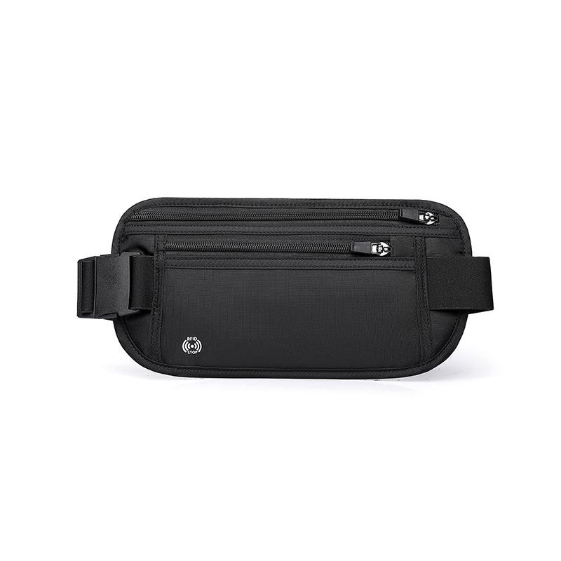 RFID Anti-Theft Waterproof Passport & Phone Waist Bag