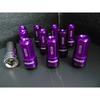 19HEX Rays Two-In-One Side Lock Nut Wheel Nut Lug Nut Length 58mm M12x1.5 M12x1.25 M14x1.5 With Aluminum+Steel 20pcs