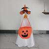 Yousheng Halloween Ghost Goose Costume, Wizard Hat, Ghost Cape, Pumpkin Candy Bag, Outdoor Yard Decoration for Goose Statue or Garden