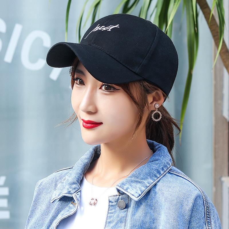 Women's versatile fashion embroidered letter sun hat men's youth casual student baseball cap