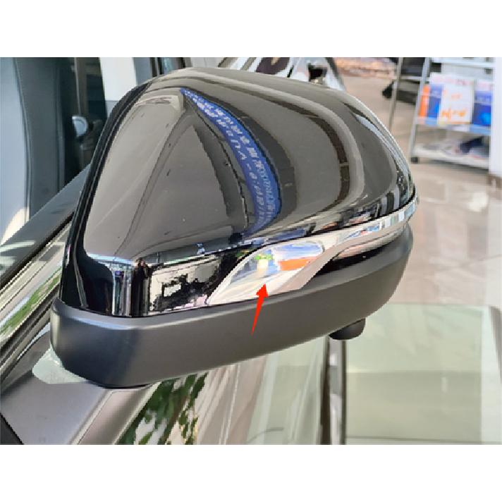 Chrome Rearview Mirror Side Stripe Lid Cover Trim For Honda CRV CR-V 2pcs