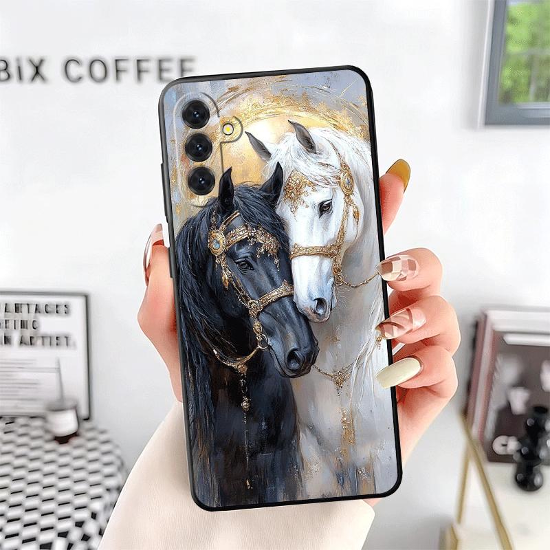 Horse Art Aesthetics Soft Phone Case for Samsung A17 A37 A57 A16 A26 A36 A56 A15 A25 A35 A55 A14 A24 A34 A54 A13 A23 A33 A53 A52