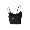 Puma Solid Low Support Yoga Training Sports Bra Women Underwear Black 848083-01