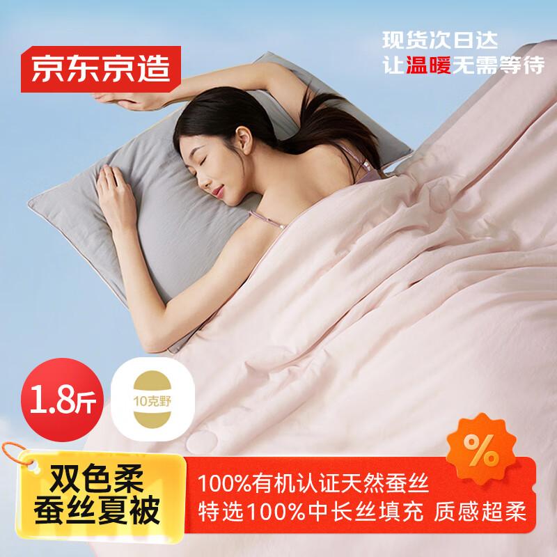 

Jingdong Crafted 100% Natural Tussah Silk Quilt 150x200cm (Twin)
