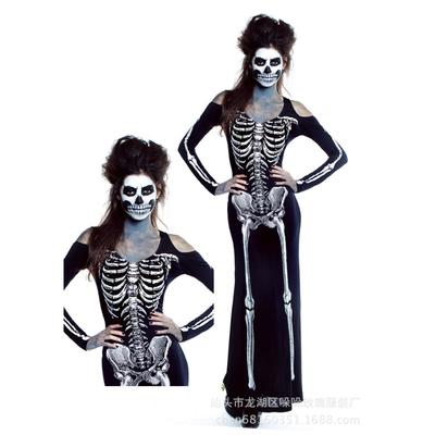 Vampire Costume Zombie Costume Halloween Costume Dark Ghost Bride Witch Princess Skirt Cosplay Costume Zombie Costume