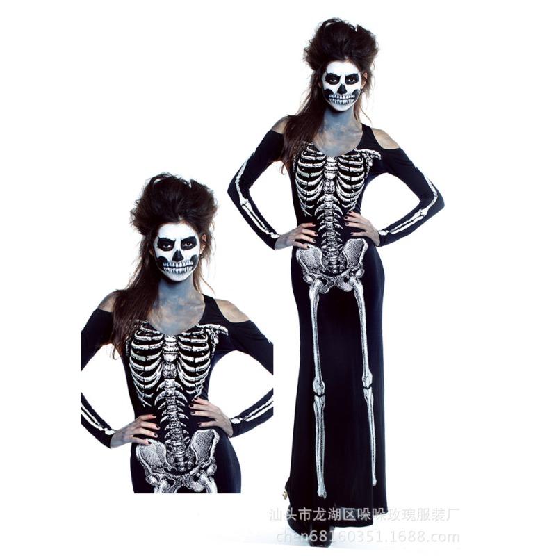 Vampire costume zombie costume halloween costume dark ghost bride witch princess skirt cosplay costume zombie costume