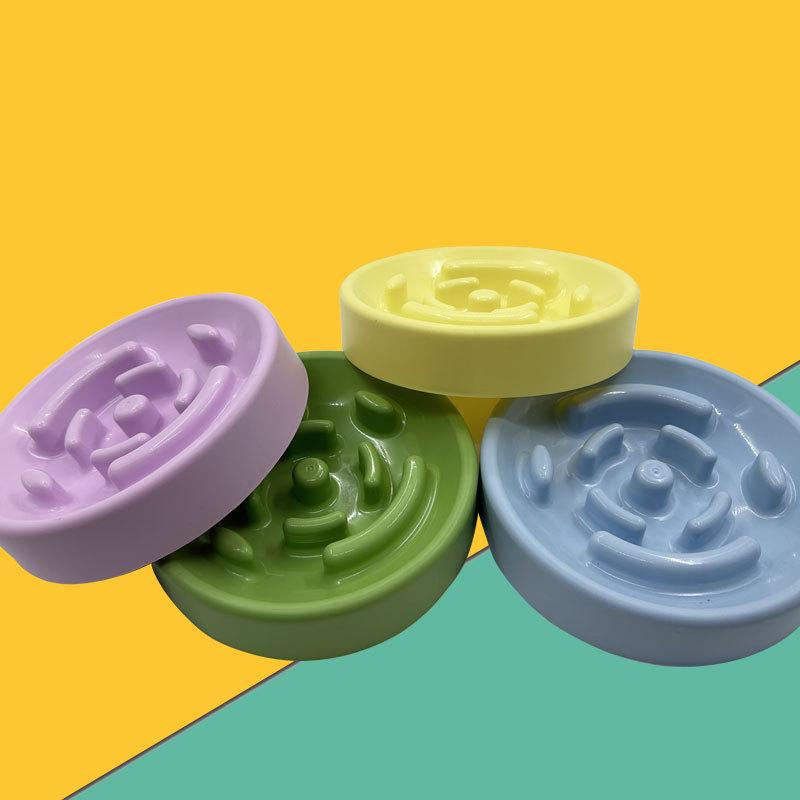 Universal Anti-Tip Slow Feeder Bowl for Cats and Dogs