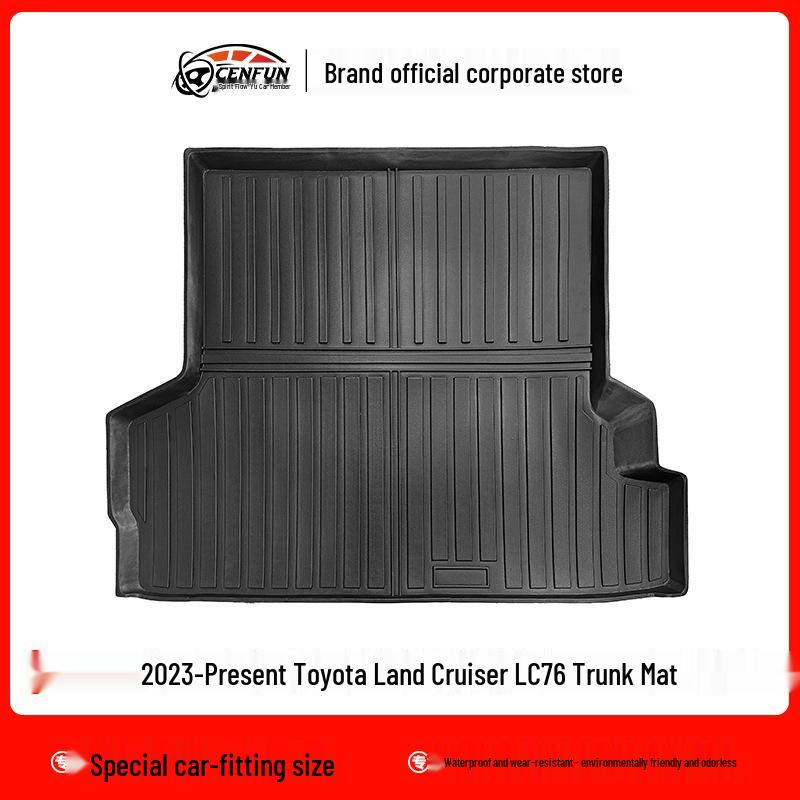 Fits 2023-present Toyota Land Cruiser LC71/LC76/LC79 TPE Car & Trunk Floor Mats