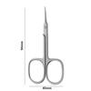 Stainless Steel Curved Tip Thin Blade Cuticle Scissors Nail Clippers Trimmer Manicure Tools Eyebrow Toos Dead Skin Remover