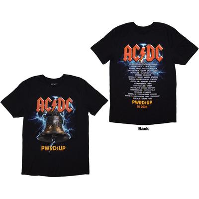 AC/DC T-Shirt: PWRD-UP In Rock We Trust (Rückendruck & Ex-Tour) OFFIZIELL Neu