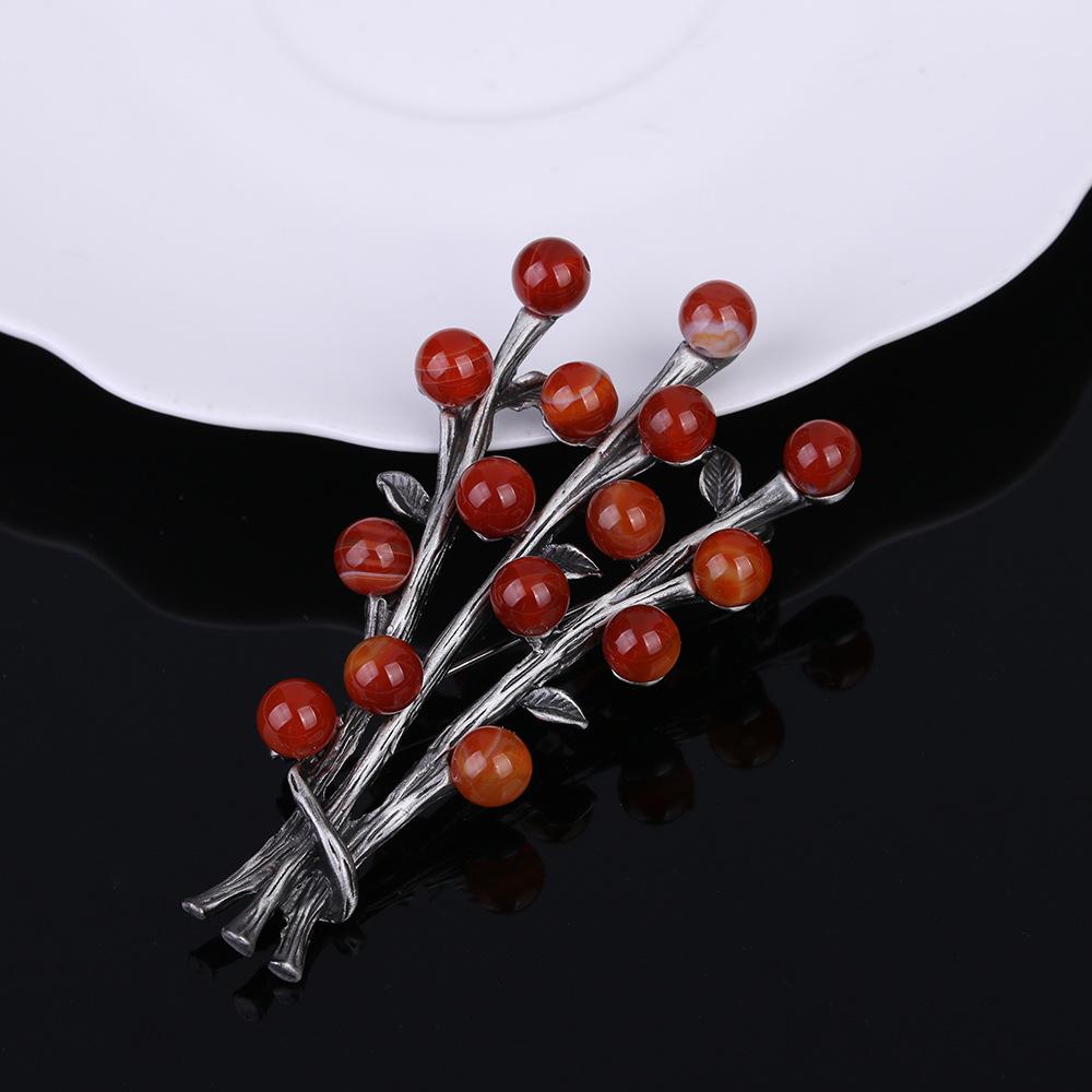 Retro Alloy Brooch Premium Light Luxury Clothing Accessories Pin Accessories Camellia Brooch