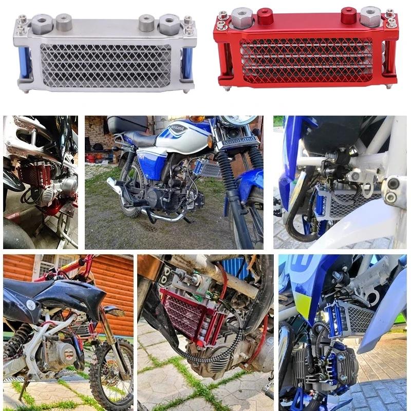 Oil Cooling Cooler Radiator Oil Cooler Set Motorcycle For 50 70 90 110 125 140cc Dirt Bike Monkey Bike DAX Pocket Bike ATV Moto