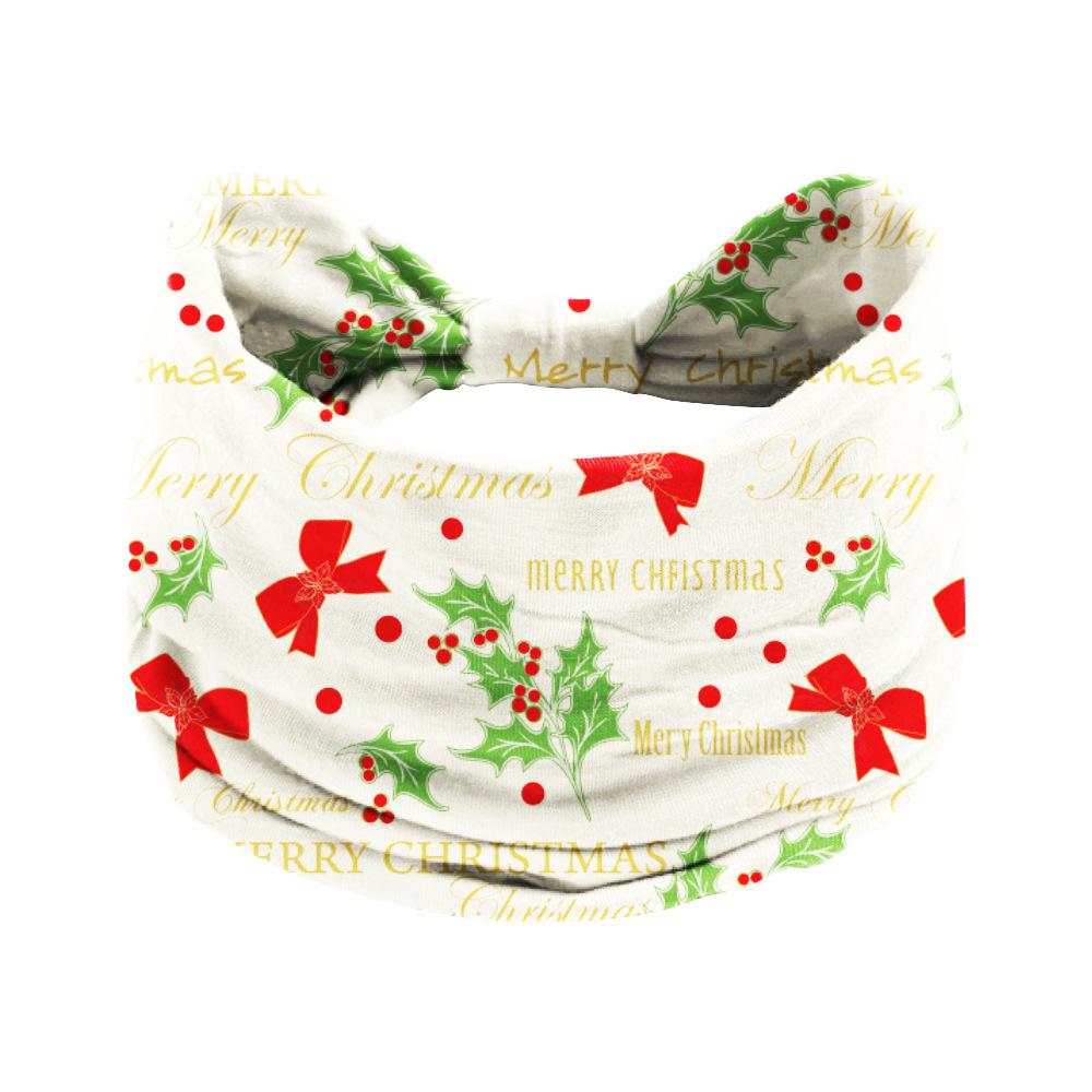 

15 см Экстра широкая эластичная рождественская повязка на голову тай-дай для женщин - Идеально подходит для йоги, спорта и умывания лица