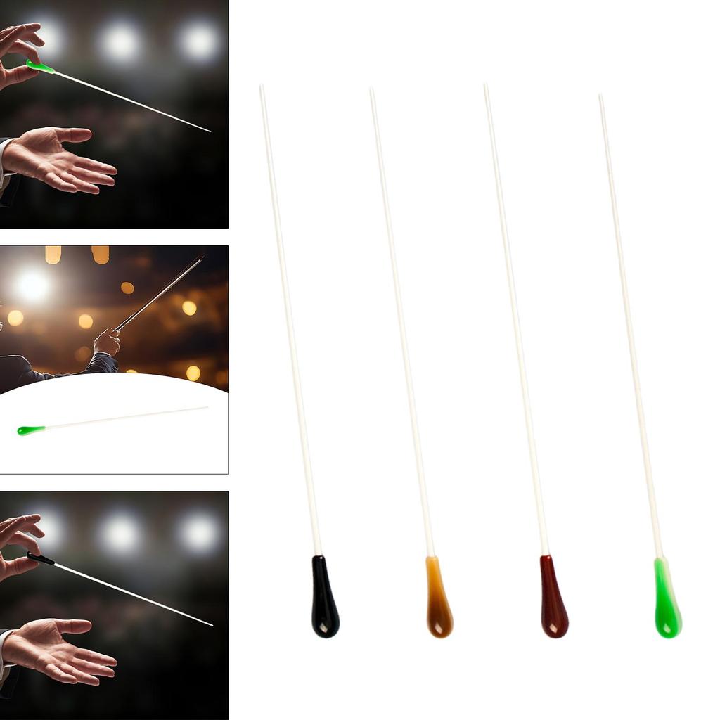 Music Conductor Baton Orchestra Baton Gift Comfortable Handle 15.16inch Length for Concert Leader Band Stage Performance