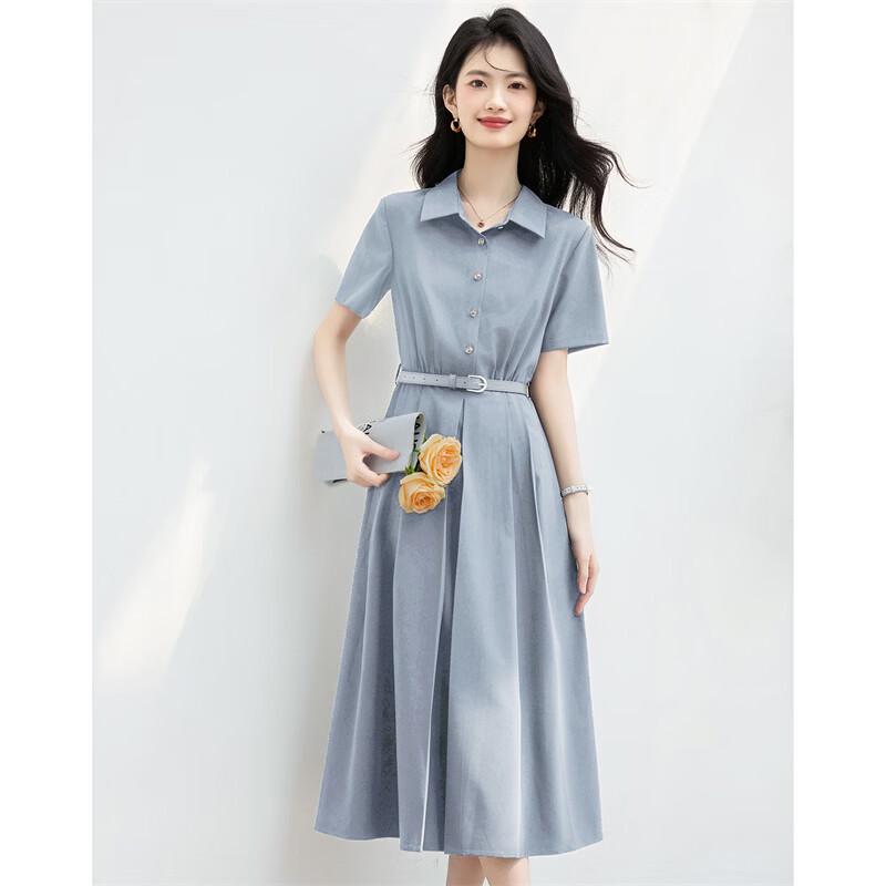 Women's Summer A-Line Shirt Dress