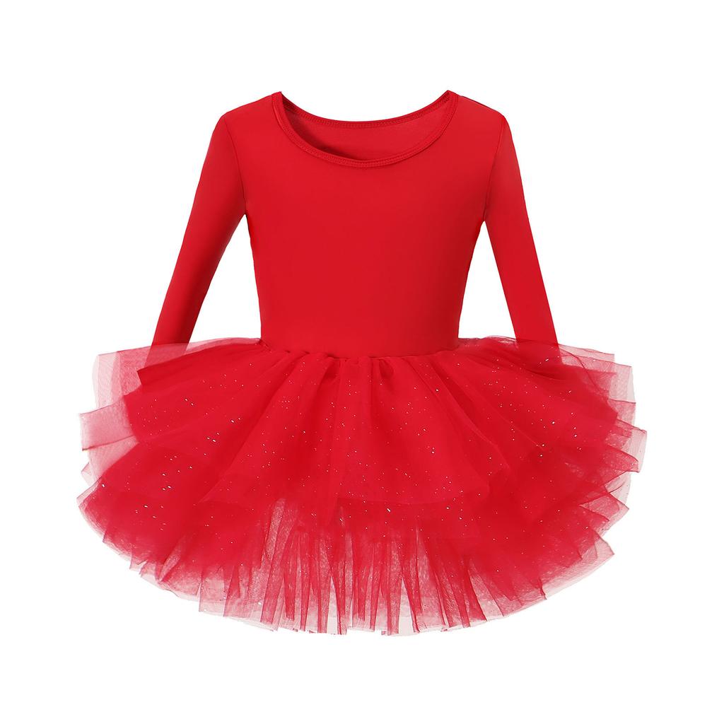 Girls' Tutu Skirt Children's Performance Clothing Cross-border Hot Selling Printed Mesh Dance Skirt Tutu Skirt Dress Girl